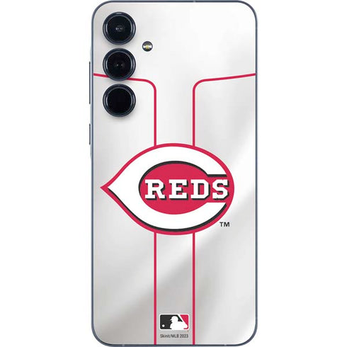 MLB Cincinnati Reds Home Jersey Galaxy A35 5G Skin